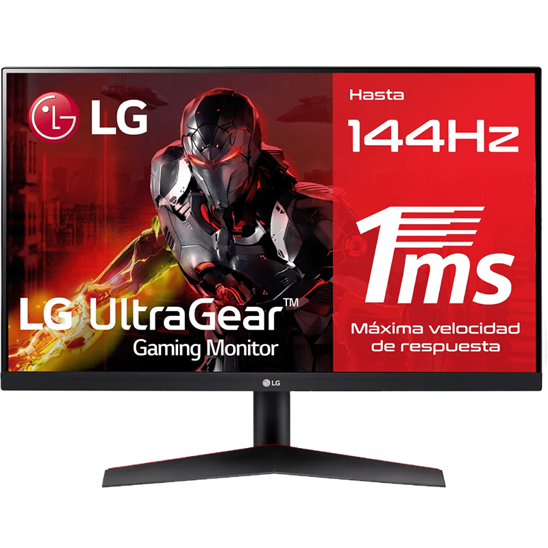 Monitor Gamer LG 24" UltraGear FHD IPS 24GN600-B 1ms 144Hz