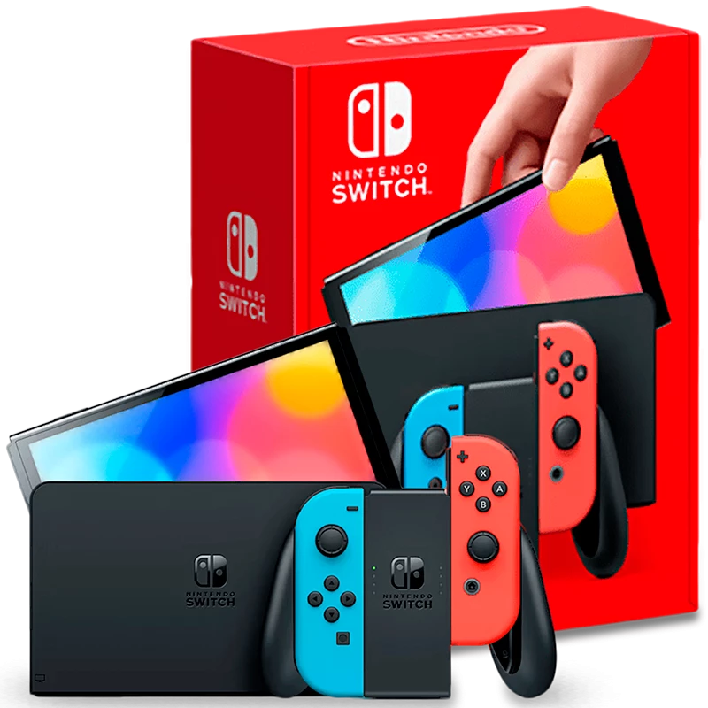 Consola Videojuegos Nintendo Switch OLED 64GB Azul & Rojo (Japonesa)