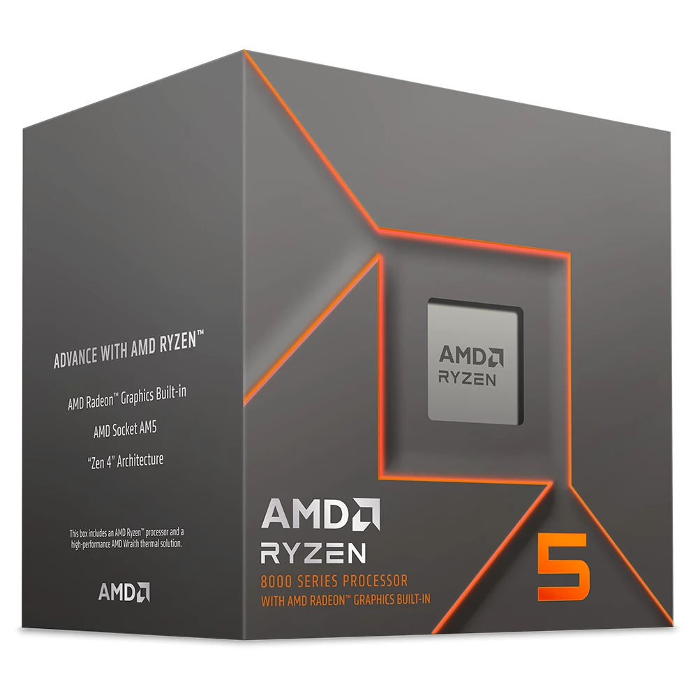 Procesador AMD Ryzen 5 8500G AM5 (3.5GHz-5.0GHz) Fan/Vídeo