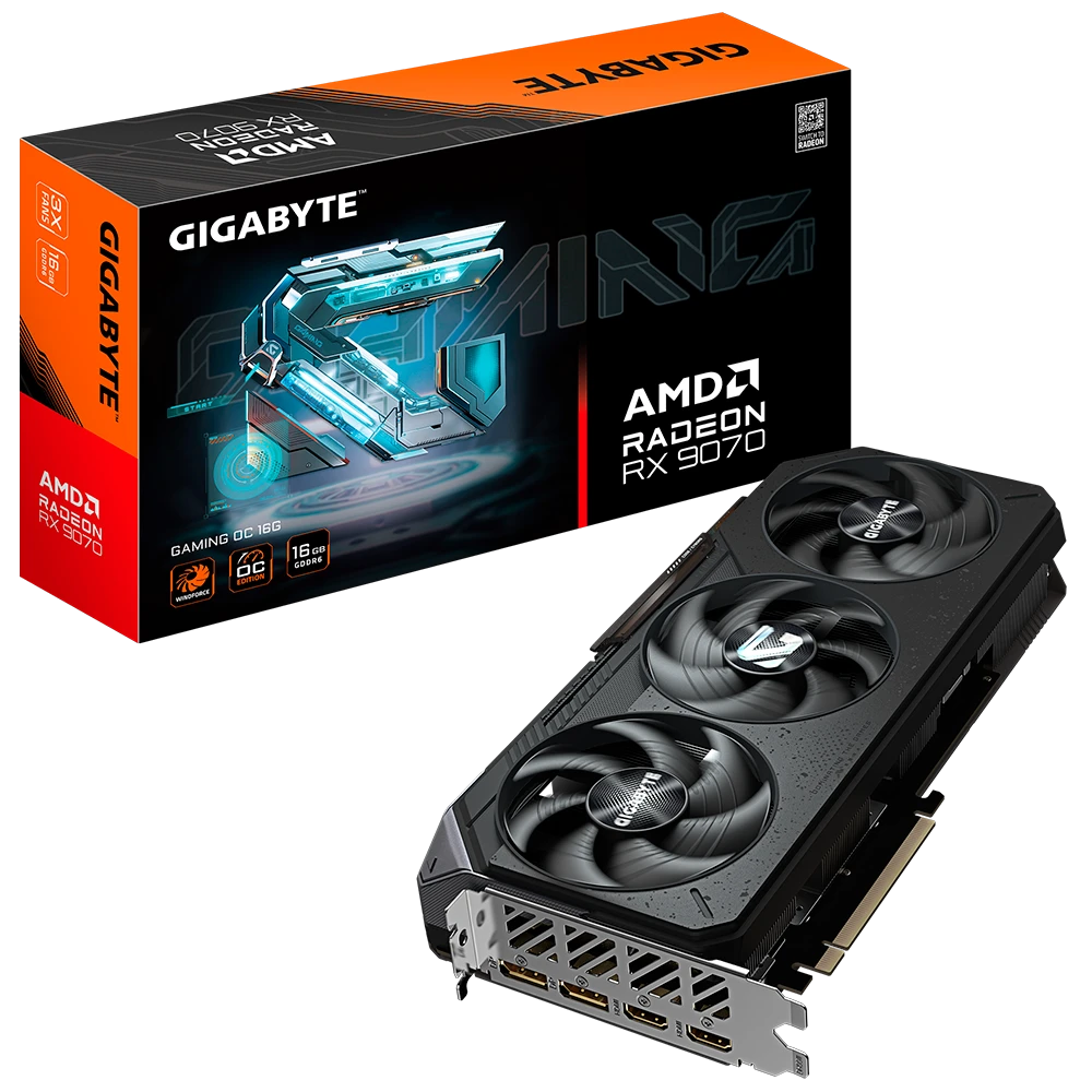 Tarjeta De Vídeo Gigabyte AMD Radeon RX 9070 GAMING OC 16GB