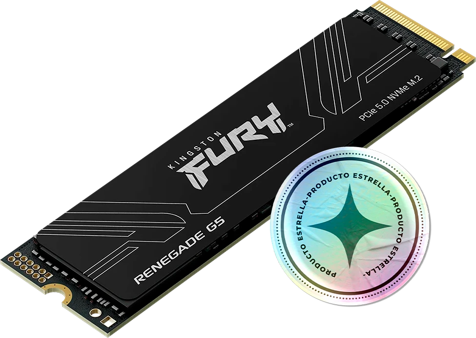 Unidad Sólida M.2 kingston FURY RENEGADE G5 4TB 14.800/14.000MB/s