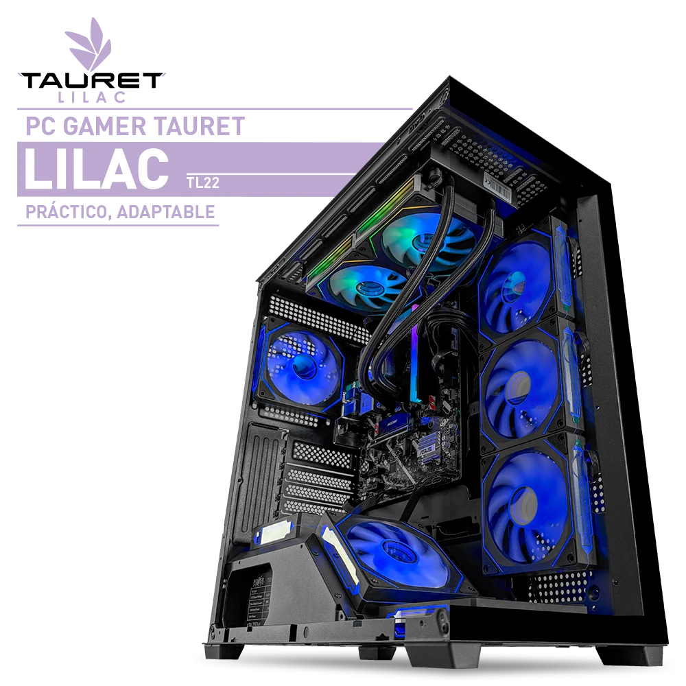 PC Gamer Tauret Lilac TL22 · Intel Core Ultra 7 265K · Intel Graphics · RAM 16GB DDR5 · M.2 512GB