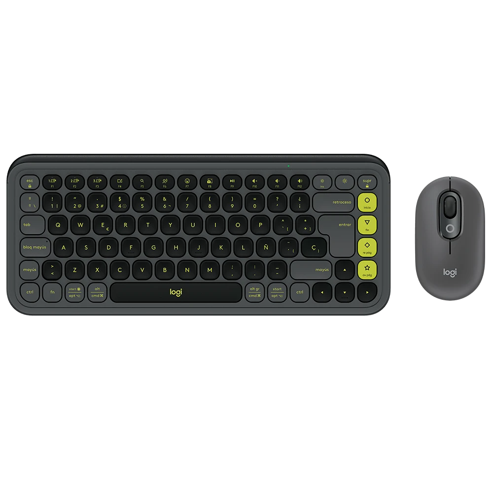 Combo Teclado + Mouse Inalámbrico Logitech POP Ico | Tauret Colombia