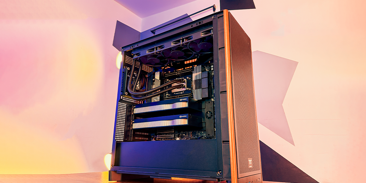 Workstation Tauret con Threadripper PRO 9995WX y dos NVIDIA RTX PRO 5000 Blackwell de 72GB